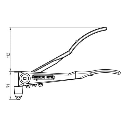 GESIPA Handblindnietsetzgerät NTS Länge 275 mm ( 4000813030 )