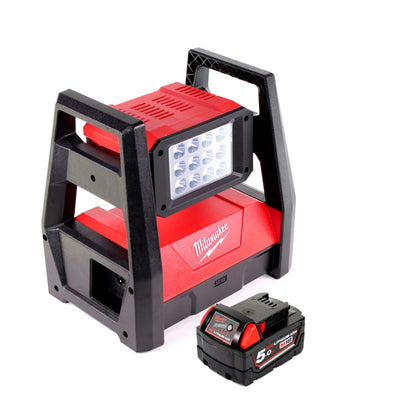 Milwaukee M18 HAL-501 Akku Flutstrahler mit 3000 Lumen + 1x 5,0 Ah Akku - Toolbrothers