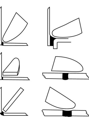 Espátula de silicona HUFA Original Glättfix adecuada para todas las juntas de silicona (4000816543)