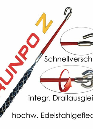 RUNPOTEC Kabeleinziehstrumpf Kabel-Ø 6-9 mm ( 4000817969 )