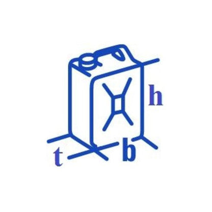 HÜNERSDORFF Kraftstoffdoppelkanister PROFI 5,5 + 3 l ( 4000818958 )