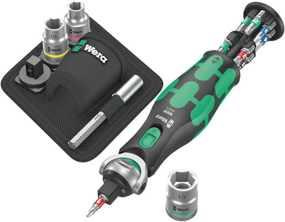 WERA Steckschlüsselsatz 8009 Zyklop Pocket Set 2 19-teilig 3/8″ + 1/4 ″ ( 4000822451 )