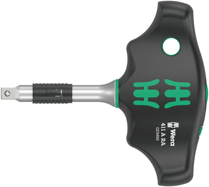 WERA Hebelumschaltknarre 411 A RA Quergriff 1/4 ″ Zähne 80 ( 4000822452 )