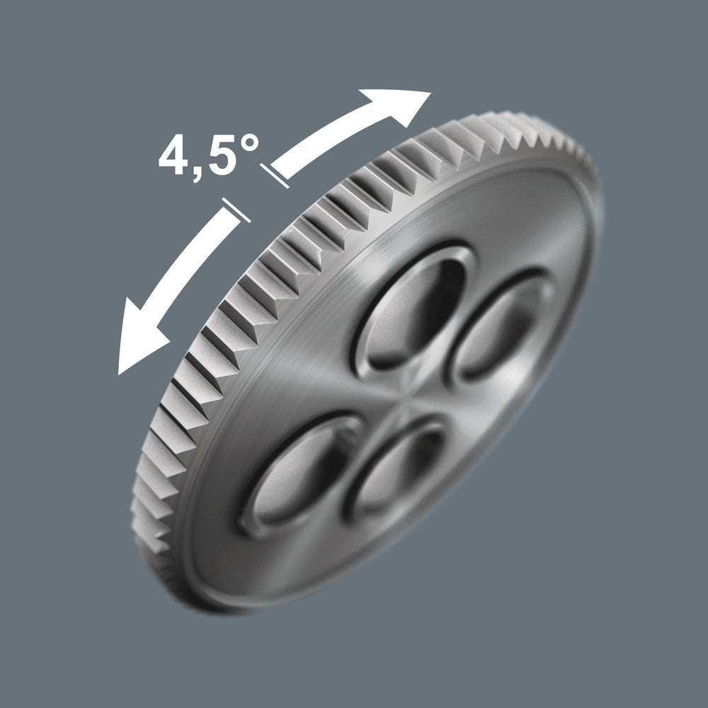 WERA Hebelumschaltknarre 411 A RA Quergriff 1/4 ″ Zähne 80 ( 4000822452 )