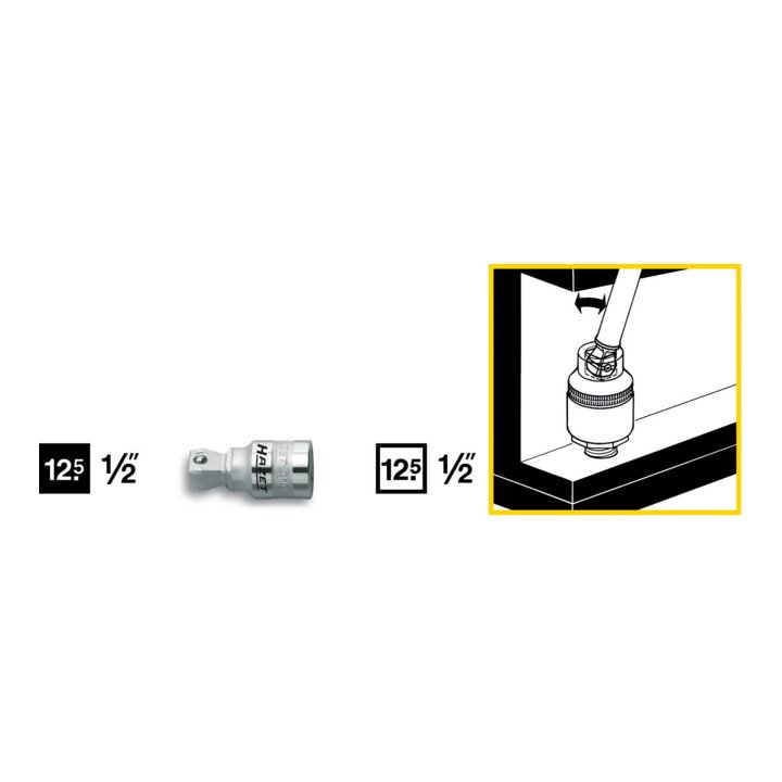 Rallonge HAZET 919 1/2″ longueur 123 mm (4000822737)