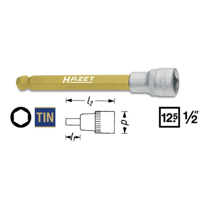 HAZET insert de clé à douille 986KK 1/2″ six pans intérieurs (4000822760)