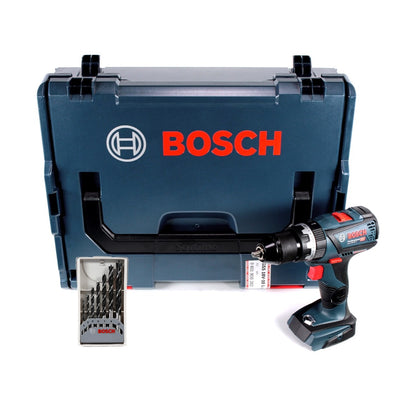 Bosch GSR 18 V-60 C Professional Brushless Li-Ion Akku Bohrschrauber in L-Boxx + 1 x Holzbohrer Set - ohne Akku und Ladegerät - Toolbrothers