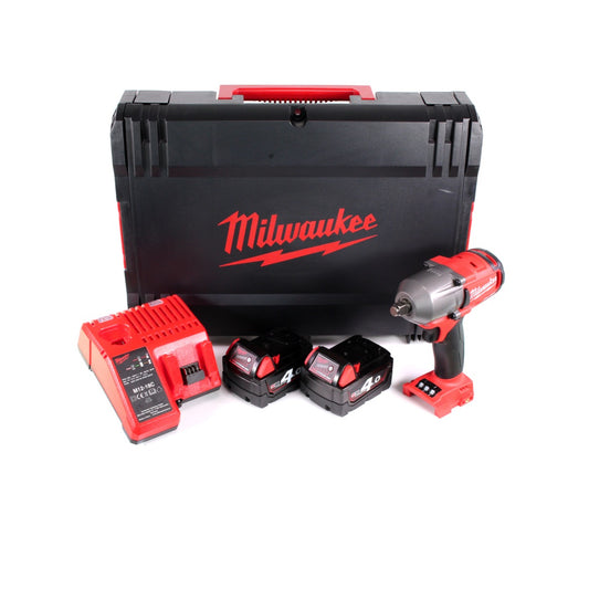 Milwaukee M18 FMTIWF12-402CX Akku Schlagschrauber 18V 610Nm Brushless + 2x Akku 4,0Ah + Ladegerät + HD Box - Toolbrothers