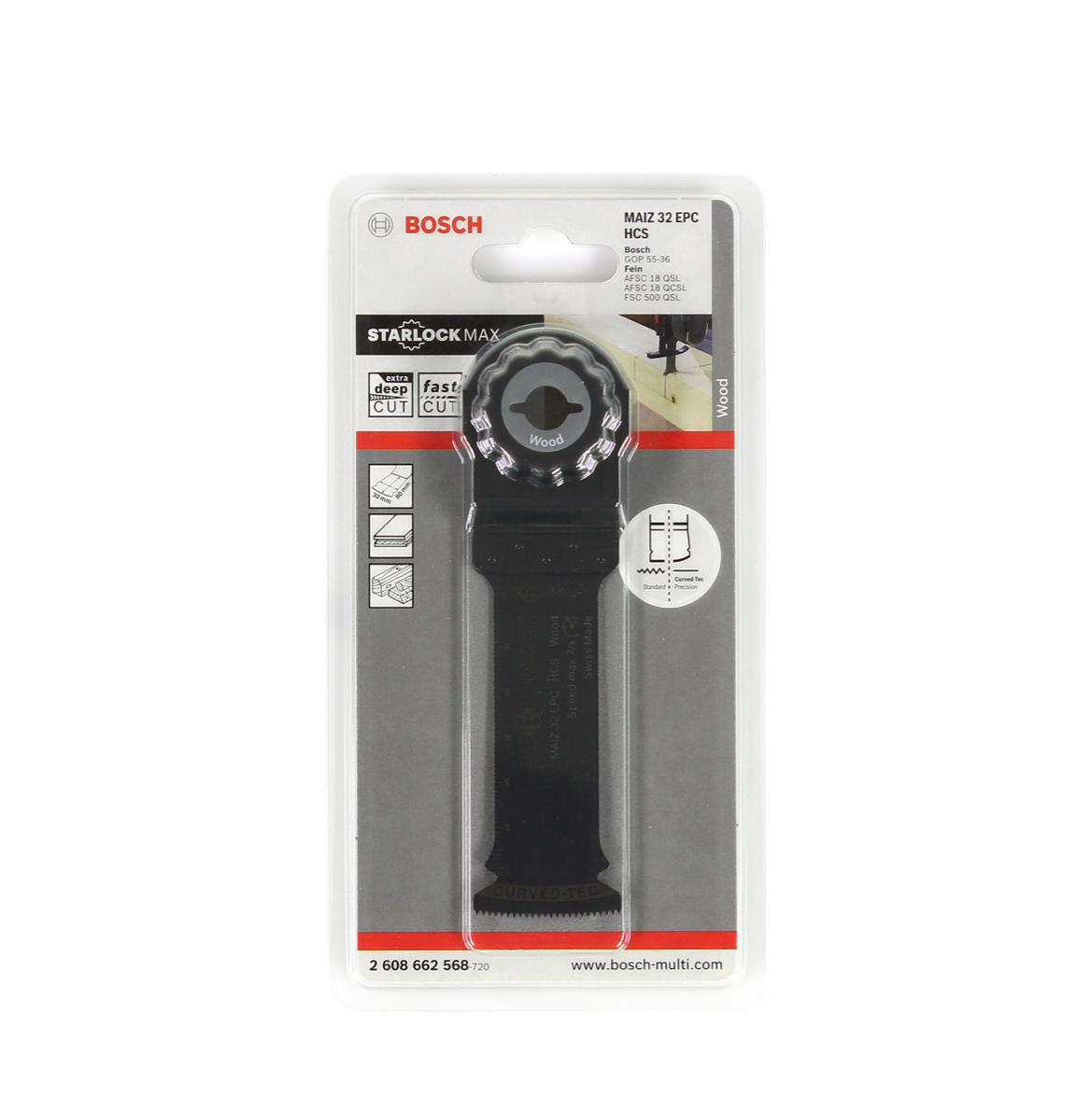 Bosch MAIZ 32 EPC Wood HCS Tauchsägeblatt Starlock Max Sägeblatt ( 2608662568 ) - Toolbrothers