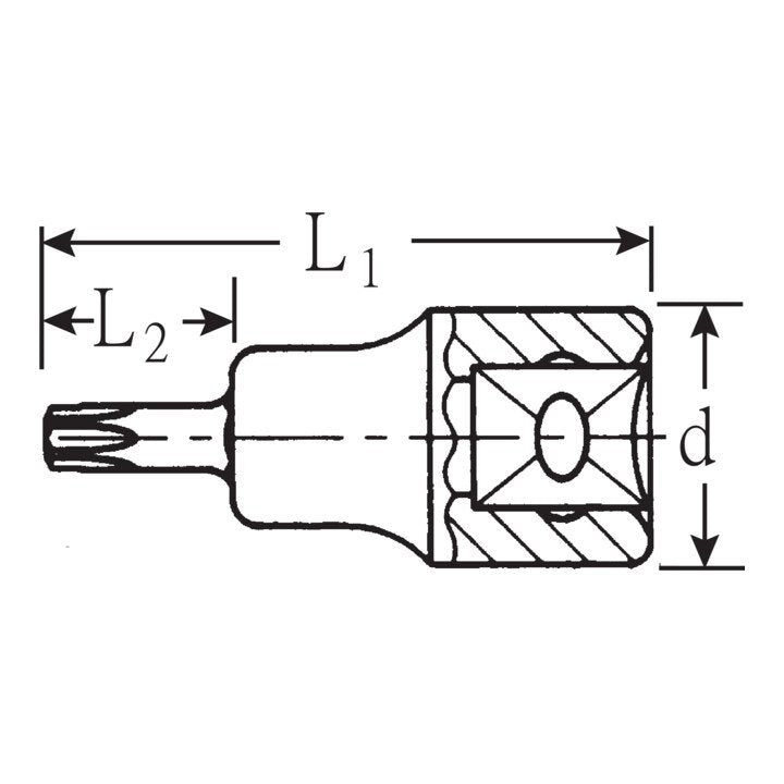 STAHLWILLE Steckschlüsseleinsatz 1/2 ″ TX ( 4000826390 )