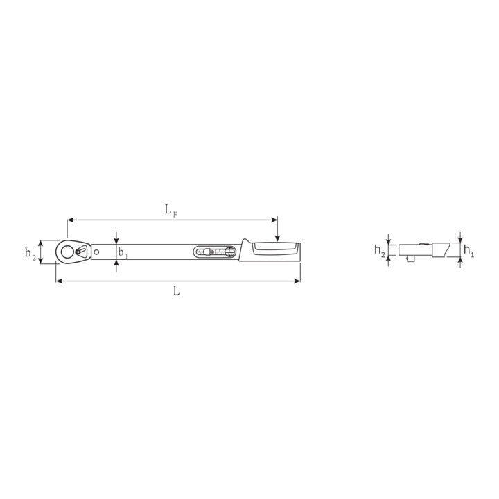 STAHLWILLE Drehmomentschlüssel 721/15 Quick 1/2 ″ 30 - 150 Nm ( 4000826603 )