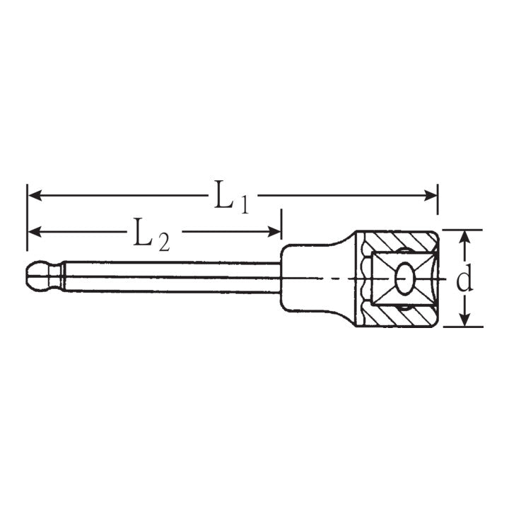 Insert de clé à douille STAHLWILLE 54 KK 1/2″ six pans intérieurs (4000826613)