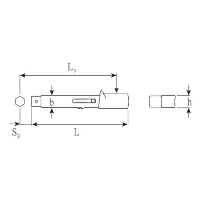 STAHLWILLE Drehmomentschlüssel 730/2 Quick 4 - 20 Nm ( 4000826632 )