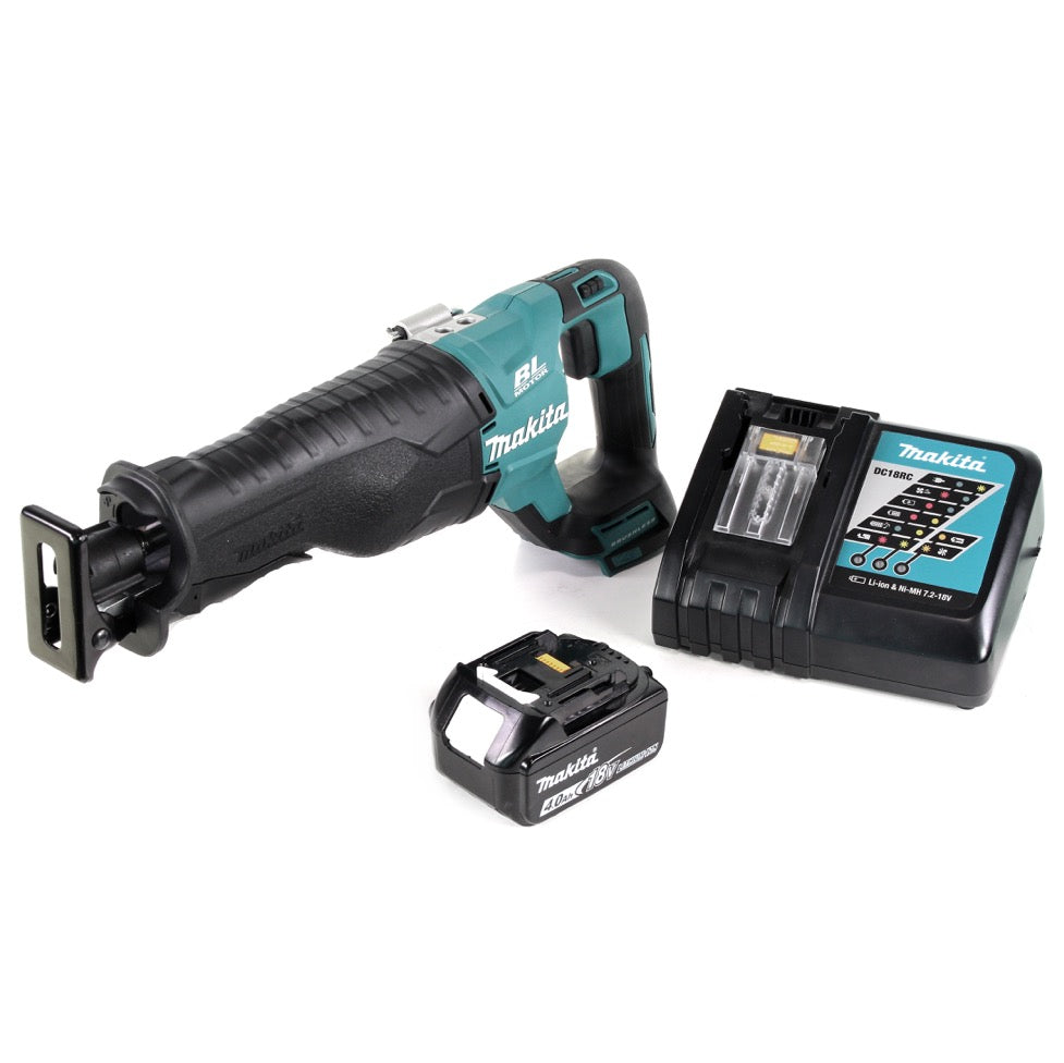 Makita DJR 187 RM1 Akku Reciprosäge 18 V Brushless Säbelsäge + 1x 4,0 Ah Akku + Ladegerät - Toolbrothers