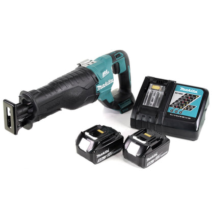 Makita DJR 187 RT Akku Reciprosäge 18 V Brushless Säbelsäge + 2x 5,0 Ah Akku + Ladegerät - Toolbrothers