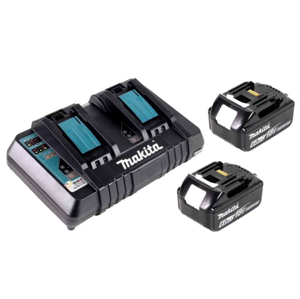 Makita DJR 187 Akku Reciprosäge 18 V Brushless Säbelsäge + 2x 6,0 Ah Akku + Ladegerät - Toolbrothers