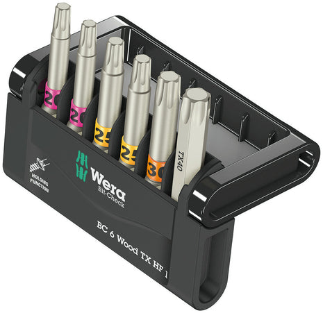 Surtido de puntas WERA Bit-Check 6 Wood TX HF 1 6 piezas (4000829910)