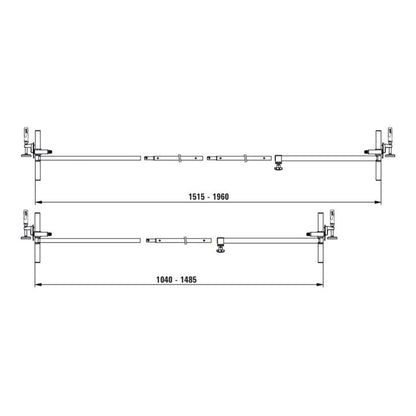 BESSEY Türfutterspanner Spannbereich 565 - 1010 mm ( 4000831753 )