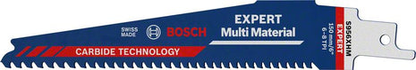 BOSCH Säbelsägeblatt Expert Multimaterial Länge 150 mm Breite 25 mm ( 4000837469 )