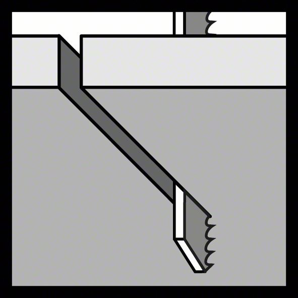 BOSCH Stichsägeblatt T 118 BF Gesamtlänge 92 mm ( 4000837531 )