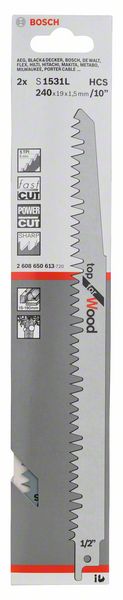 BOSCH Säbelsägeblatt S 1531 L Länge 240 mm Breite 19 mm ( 4000837578 )