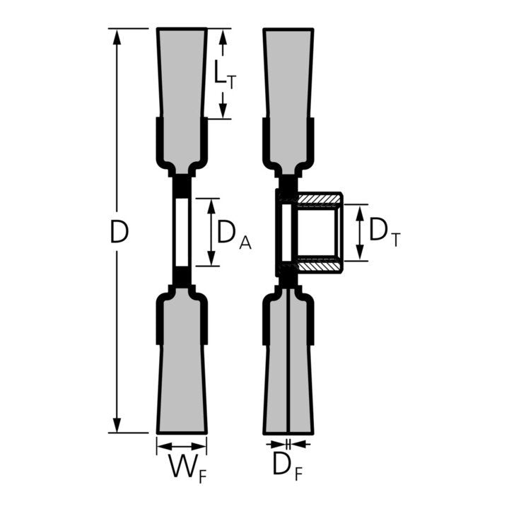 PFERD Rundbürste RBG 11512/22,2 CT ST 0,50 Ø 115 mm Drahtstärke 0,5 mm ( 4000841214 )