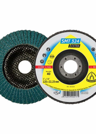 KLINGSPOR rondelle dentelée SMT 324 Extra Ø 115 mm grain 60 12° conique (4000842808)