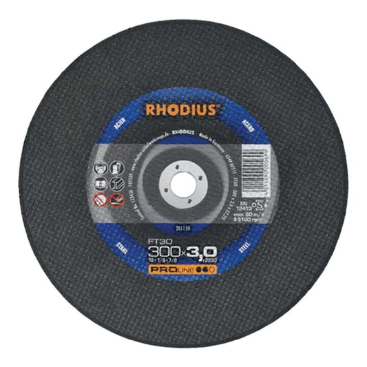 Disque à tronçonner RHODIUS FT30 D350x4mm droit (4000843838)