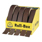 Porte-rouleau économique KLINGSPOR ROLL-BOX pour 5 rouleaux d'une largeur de 50 mm (4000844133)