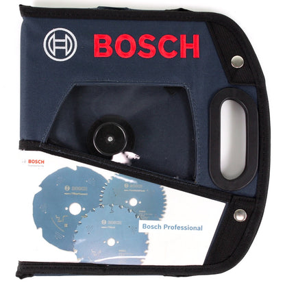 Bosch Professional Kreissägeblatt Tasche klein blau mit Sichtfenster (Ø 130-216 ) ( 1618D00089 ) - Toolbrothers