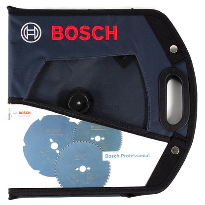 Bosch Professional Kreissägeblatt Tasche medium blau mit Sichtfenster (Ø 220-254 ) ( 1618D0008A ) - Toolbrothers