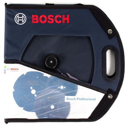 Bosch Professional Kreissägeblatt Tasche ( 1618D0008B ) Bohrung 30 mm / Ø 260-305 mm groß blau mit Sichtfenster - Toolbrothers