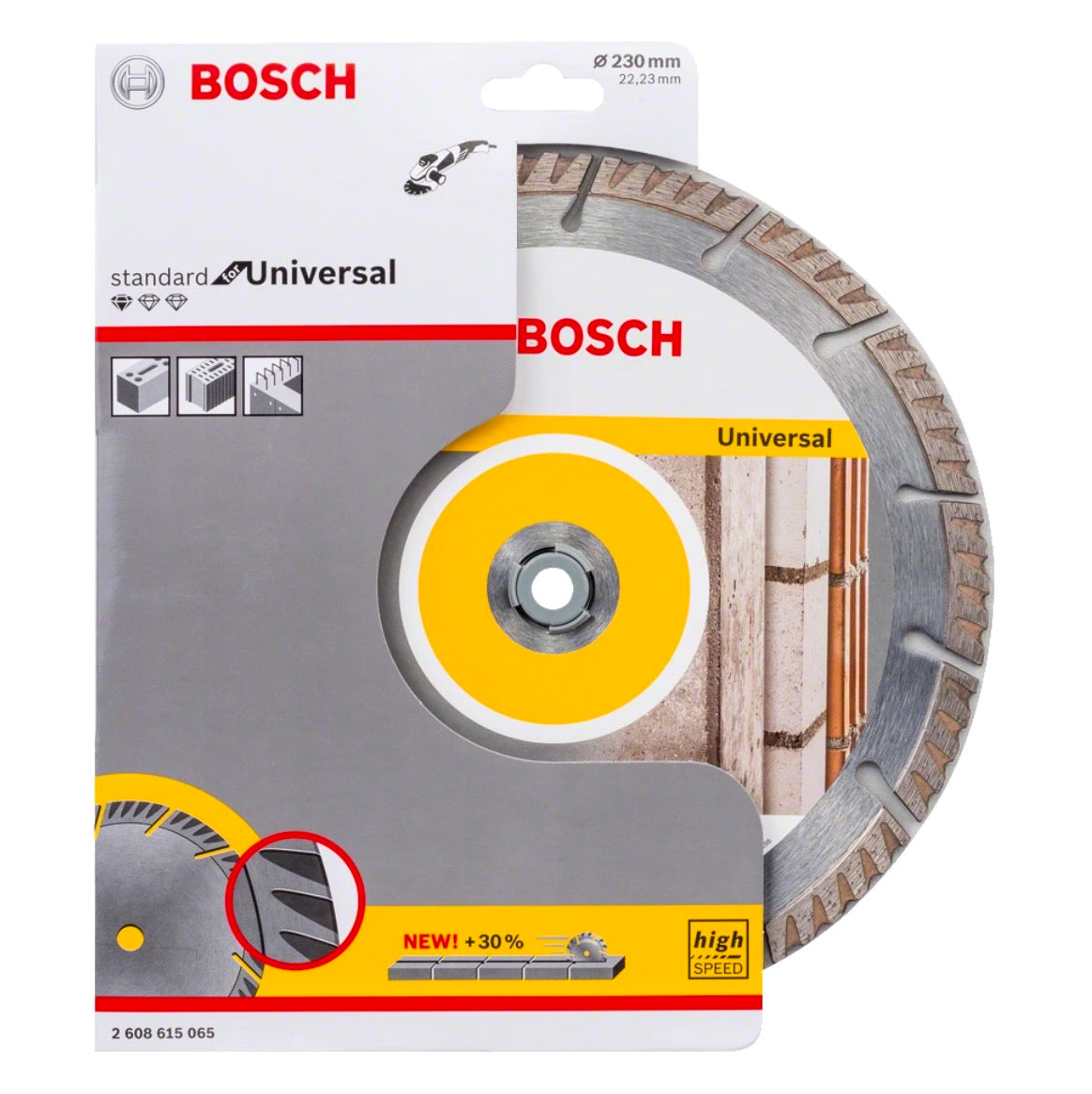 Bosch Standard Universal Diamant Trennscheibe 230 x 22,23 mm 1 Stk. ( 2608615065 ) für Beton - Toolbrothers