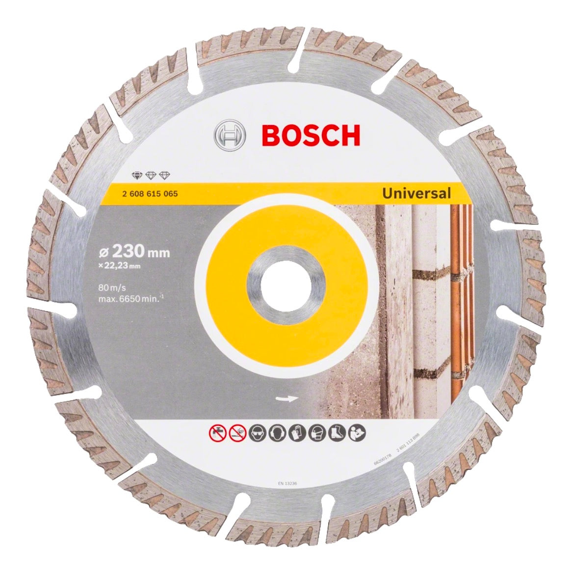 Bosch Standard Universal Diamant Trennscheibe 230 x 22,23 mm 1 Stk. ( 2608615065 ) für Beton - Toolbrothers