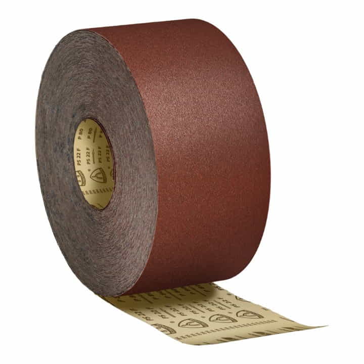 Rouleau de papier de verre KLINGSPOR PS 22 F ACT 115 mm grain 40 (4000844789)