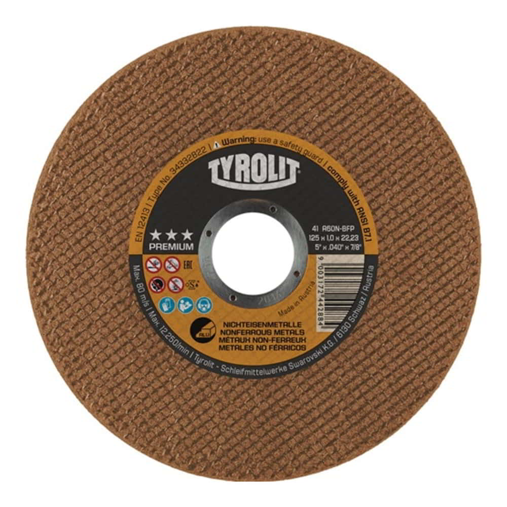 TYROLIT disque à tronçonner Premium D125x1mm droit (4000845531)