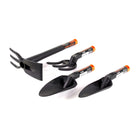 Fiskars Solid™ Garten Geräteset mit Blumenkelle Pflanzkelle Blumengabel und Kombihacke zum Anpflanzen und Umpflanzen - Toolbrothers