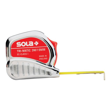 SOLA Taschenrollbandmaß TRI-MATIC Länge 3 m Breite 13 mm mm/cm ( 4000855089 )