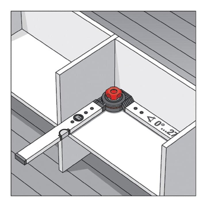 Appareil de mesure d'angle IMC WINKELSTAR plage de mesure 0-270 ° (4000857630)