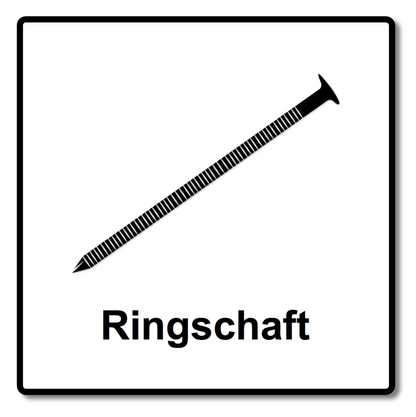 Bostitch Coilnägel Ringschaft Blank 2,80 x 80mm 6000 St. 15° ( F280R80Q ) - Toolbrothers