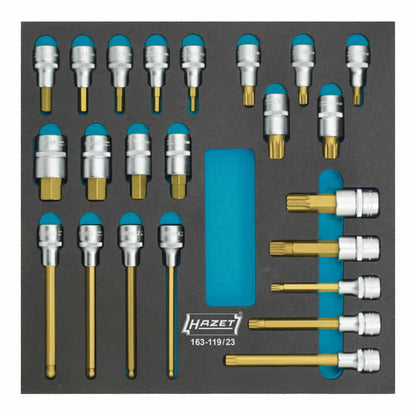 HAZET module d'outils 163-119/23 23 pièces (4000871199)