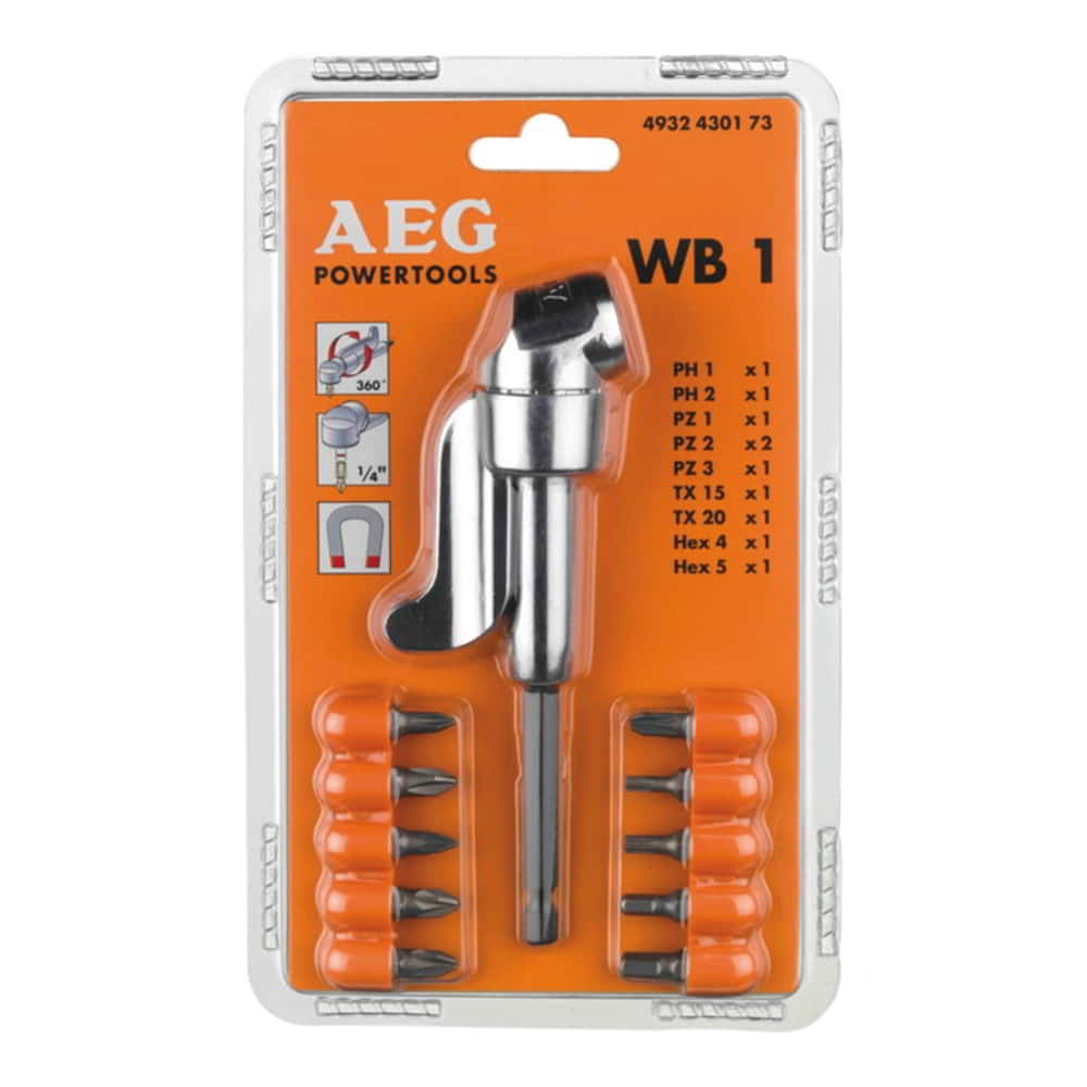 Fixation par vis d'angle AEG WB 1 1/4″ hexagonal (4000894499)