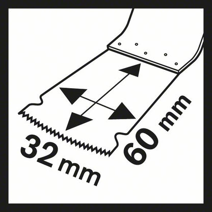 BOSCH Tauchsägeblatt PAIZ 32 APB Breite 32 mm Eintauchtiefe 60 mm ( 4000907744 )