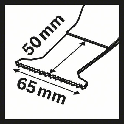 BOSCH Tauchsägeblatt PAII 65 APB Breite 65 mm Eintauchtiefe 50 mm ( 4000907746 )