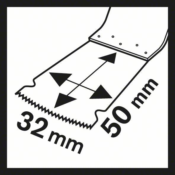 BOSCH Tauchsägeblatt AIZ 32 APB Breite 32 mm Eintauchtiefe 50 mm ( 4000908708 )