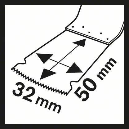 BOSCH Tauchsägeblatt AIZ 32 EPC Breite 32 mm Eintauchtiefe 50 mm ( 4000908710 )