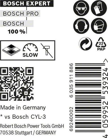 BOSCH Steinbohrer Expert CYL-9 10er Pack Nenn-Ø 6 mm Arbeitslänge 60 mm ( 4000909782 )