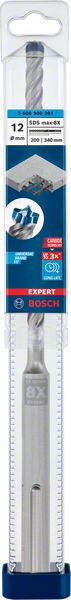 Marteau perforateur BOSCH Expert SDS max-8X Ø 12 mm longueur utile 200 mm longueur 340 mm (4000909887)