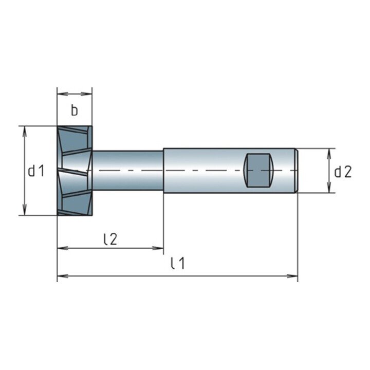 MAYKESTAG T-Nutenfräser DIN 851 AB Typ N Nenn-Ø 12,5 mm ( 4117802035 )