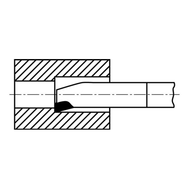 WILKE Inneneckdrehmeißel DIN 4974 ISO9 12 x 12 mm ( 4118615152 )